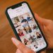 Someone is scrolling through a tiktok feed